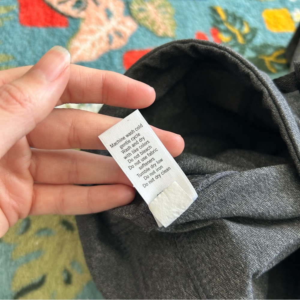 Athleta dark gray drawstring hiking Bermuda shorts - Picture 8 of 9